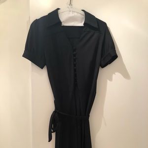 Anne Taylor Loft black work dress